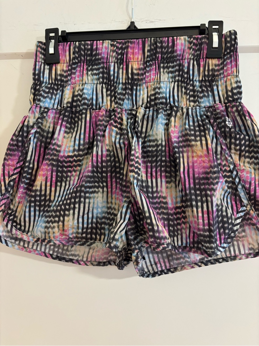Free People Women’s Multicolor Elastic-Waist Shorts - Casual Everyday